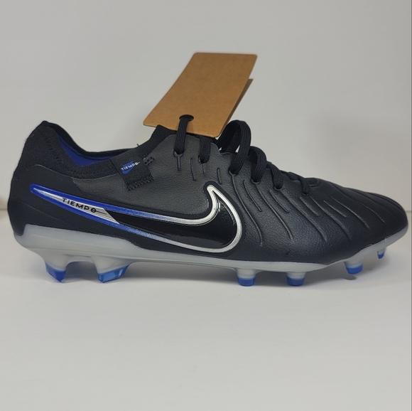 Nike Mens Size 8 Tiempo Legend 10 Pro Firm-Ground Soccer Cleats DV4333-040 Black main image 7